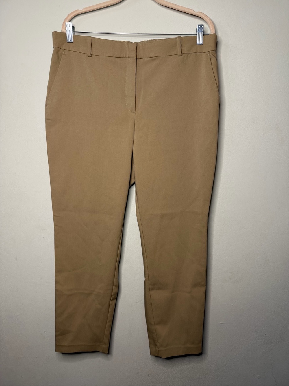 H&M Beige High-Waist Trousers